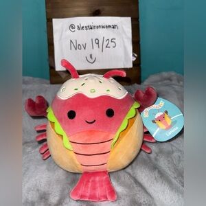 BNWT: 7.5” Lorono (Lobster Roll) Squishmallow